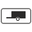 Дорожный знак 8.4.2 «Вид транспортного средства» (металл 0,8 мм, I типоразмер: 300х600 мм, С/О пленка: тип А коммерческая)
